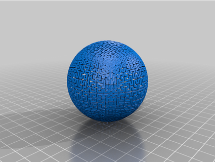 hilbert curve palla syzguru11 3d print model - Mito3D