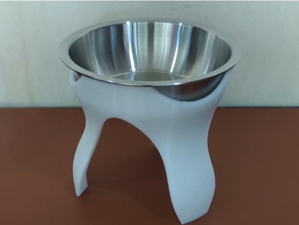 ikea lurvig food bowl stand 08l dahai8 3d print model - Mito3D