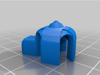küçük terk edilmiş anormal tapınak şakak mabet lexisthick 3d print model - Mito3D