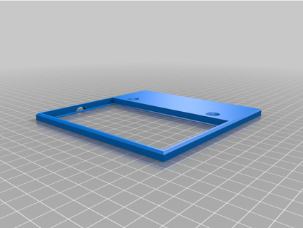sonoff t2 double gang plate stephenlofgren 3d print model - Mito3D