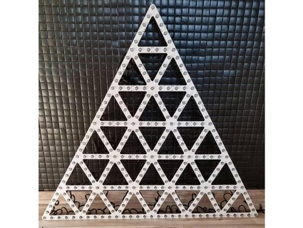 ws2811 pixel endless snowflakes puzzle - scalable tonyofsweden 3d print model - Mito3D