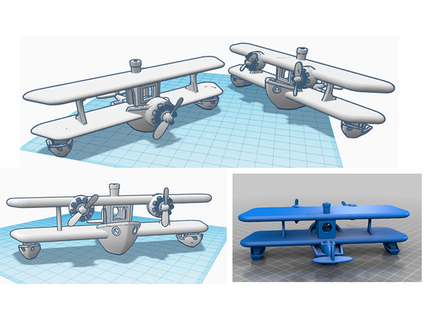 sea plane benchy diablo944 3d print model - Mito3D