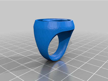 señores Alianza anillo grande 3d print model - Mito3D