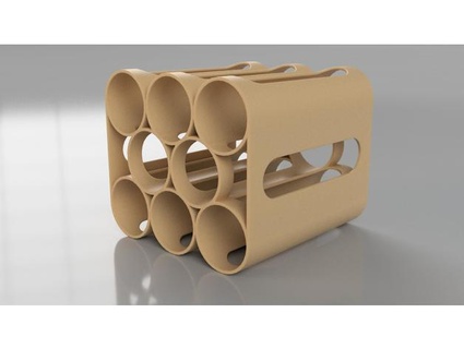 sealant caulk holder - shelf bhmarten 3d print model - Mito3D