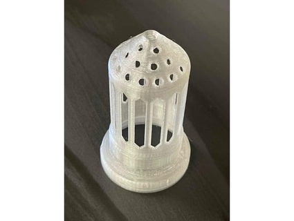 two piece jiffy plant holder modular hydroponic tower michelluccote 3d print model - Mito3D