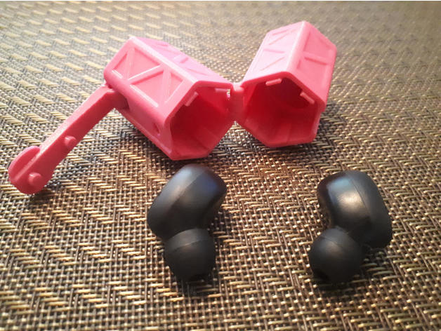 wireless earphone case ozylot 3D print model - Mito3D