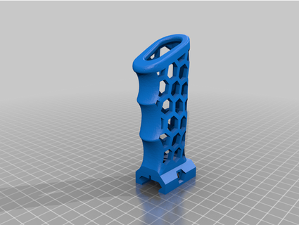 hex grip rail mount bigblockdoug 3d print model - Mito3D