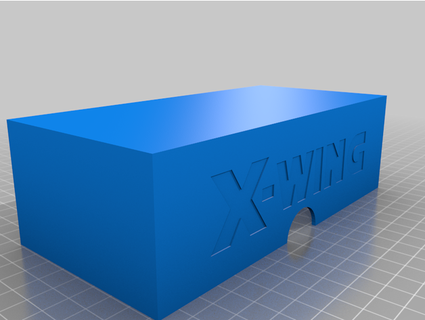x wing 20 token box alt art deck additional slots klavith 3d print model - Mito3D