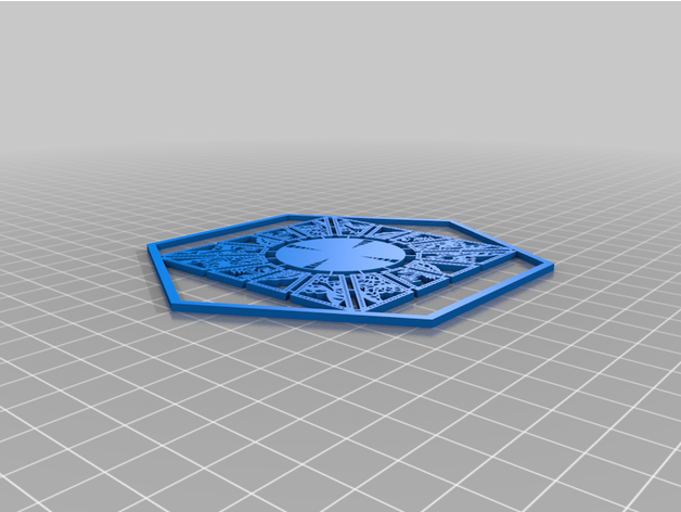 100hex Hellraiser scatola lamento configurazione piastrelle thingymaker9000 3D print model - Mito3D