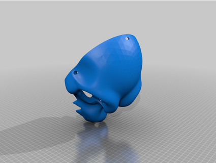 cartoon animal skull mask spuzzle 3d print model - Mito3D