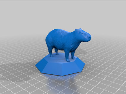 Capybara Stand unfehlbar 3d print model - Mito3D