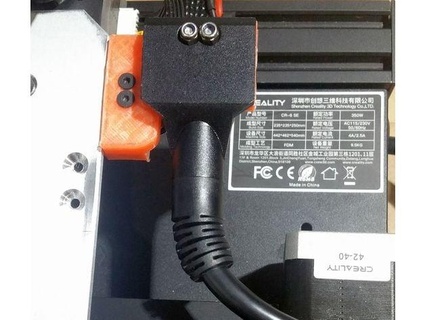 Realität cr6 se Heizbett Kabel Adapter drehen Belastung Linderung thr333ddd 3d print model - Mito3D