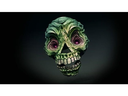 cursed skull davision3d 3d print model - Mito3D