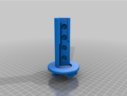 magnum creative 2 uni spool holder nazara 3d print model - Mito3D