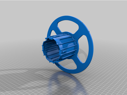 fusion filaments universel bobine rempli trou joie impression 3d print model - Mito3D