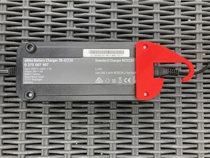 Bosch ebike carregador gancho suporte conhecedor 3d print model - Mito3D