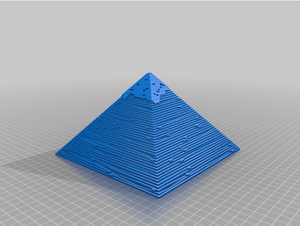 pyramide reptile cacher dyoung3304 3d print model - Mito3D