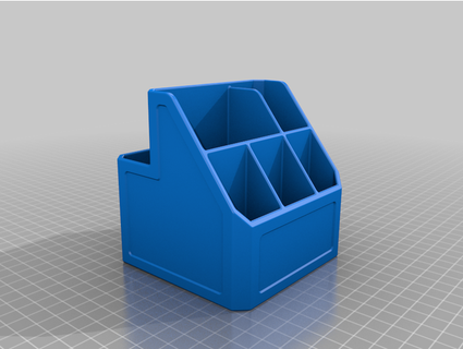 rugged desktop organizer - usb parabolaza 3d print model - Mito3D