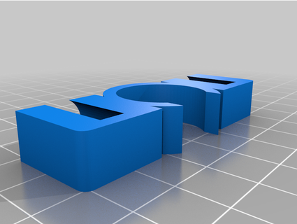 1 2 pvc piksel klips değirmensiematt 3d print model - Mito3D