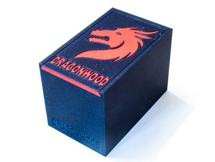 Dragonwood kırlangıç kuyruğu Kutu davul kumaşlar 3d print model - Mito3D