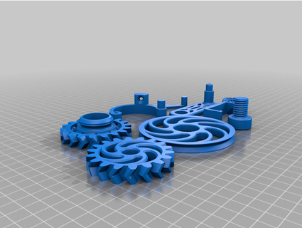 cr-10s pro v2 filament guide steampunk themed creator2750 3d print model - Mito3D