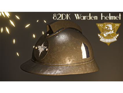 warden death korps krieg helmet entropiart 3d print model - Mito3D