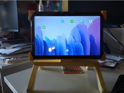 Samsung a7 10 tableta estante soporte pellcorp 3d print model - Mito3D