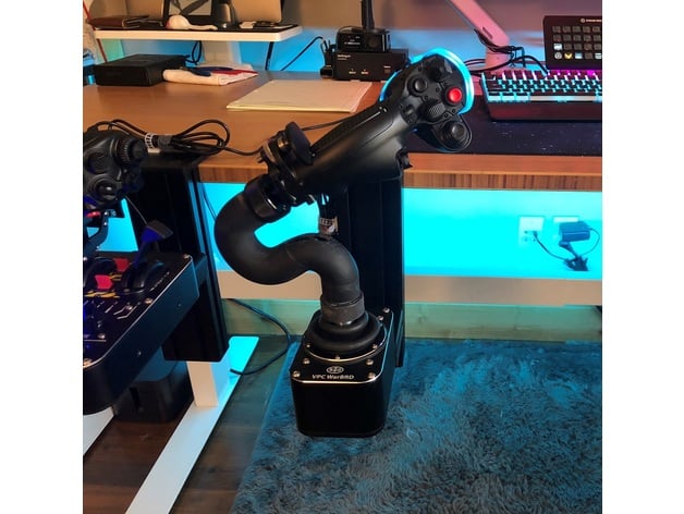 60 degree angled adapter tube virpil warthog joysticks txag98 3D print model - Mito3D