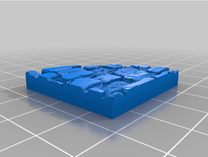 imitação tijolo embarque kit esquerda certo trimestre curvado chão brick001 3d print model - Mito3D