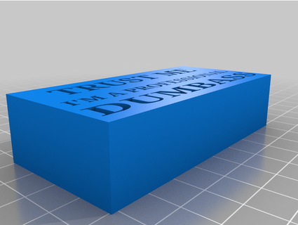 professional dumbass noahperkins 3d print model - Mito3D