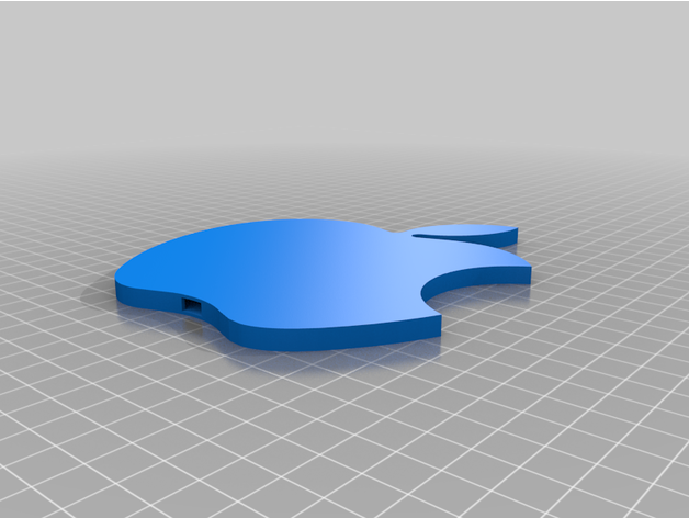 Apfel kabellos aufladen dax3dprint 3D print model - Mito3D