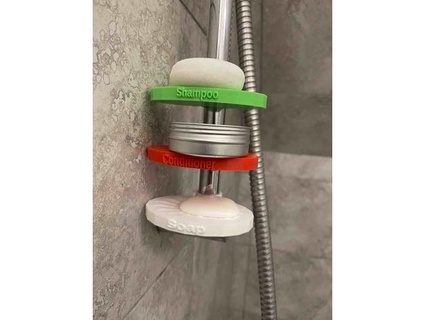 doccia sapone shampoo condizionatore vassoio rickydg 3d print model - Mito3D