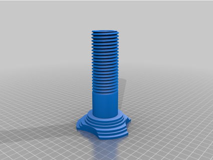creality cr-6 se max extended filament spool holder rkey 3d print model - Mito3D