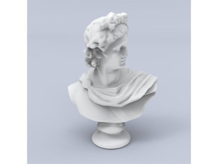 Apollo heykel oluşturulmuş revopoint pop 3d print model - Mito3D