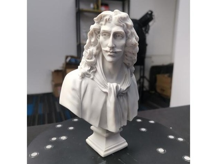 moliere sculpture generated revopoint pop 3d print model - Mito3D