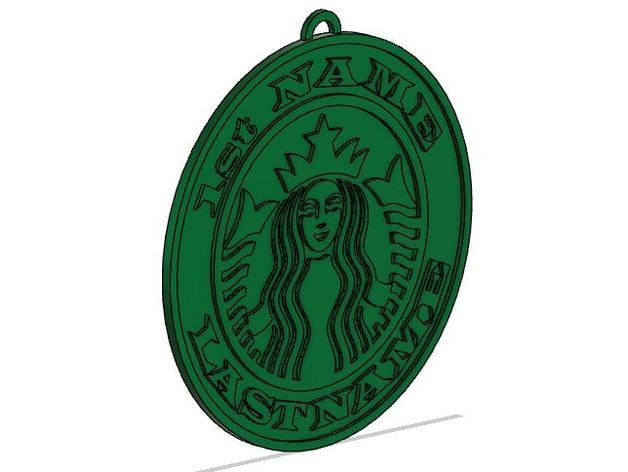 starbucks duvar madalyon joeyd100607 3D print model - Mito3D