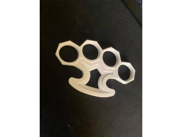 brass knuckles redbeardlikesbeer 3D print model - Mito3D