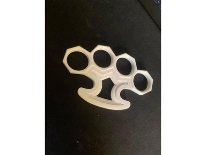 brass knuckles redbeardlikesbeer 3d print model - Mito3D