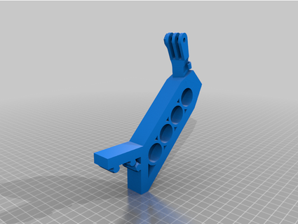 ender 3 go pro rail mount fearbuildermike 3d print model - Mito3D