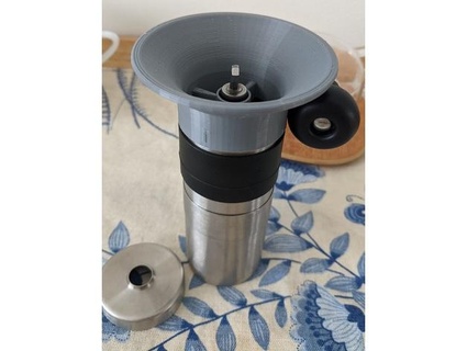 porlex mini coffee grinder funnel apant1 3d print model - Mito3D