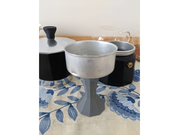 moka pot coffee maker basket stand apant1 3D print model - Mito3D