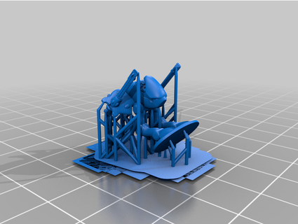 minuscolo spazio elfo camminatore kesdal 3d print model - Mito3D