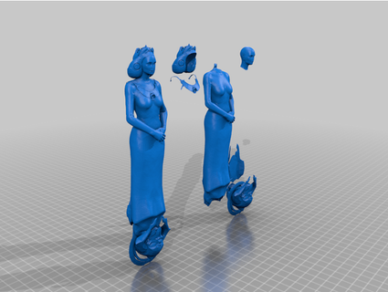 aureola 4 bibliotecario reino azul 3d print model - Mito3D