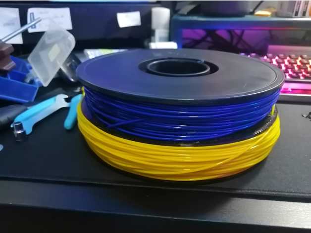 Meister Spule 500g 1kilo doble Filament izzetfpv 3D print model - Mito3D