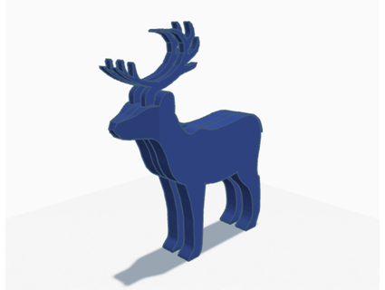 reindeer mooraayeelz 3d print model - Mito3D