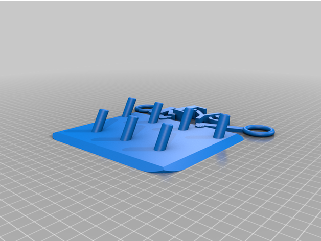 llavero pequeña schl selsbrett Klein phila4ever 3D print model - Mito3D