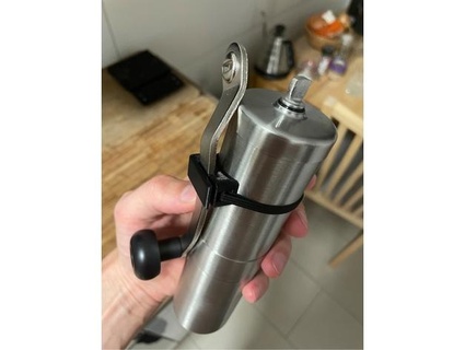 crank holder porlex ii tall grinder stefan kracht 3d print model - Mito3D