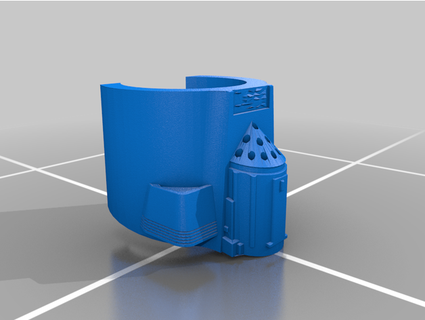 lego compatible mandalorian custom snailracer 3d print model - Mito3D