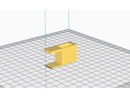 simple usb stick stand supremebrick 3d print model - Mito3D