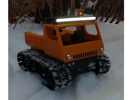 rc rescue snowcat chrzanek 3d print model - Mito3D